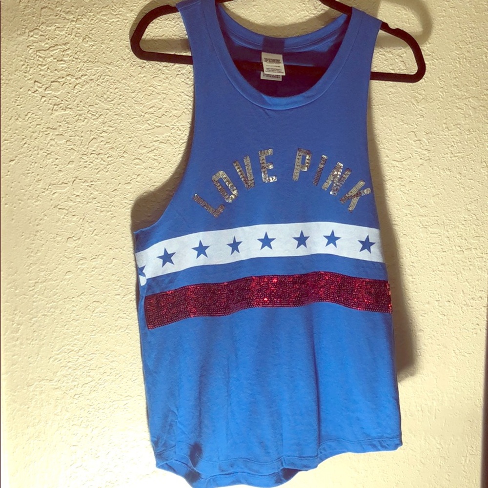 Pink Victoria’s Secret tank top